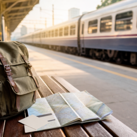 Transport auf Reisen wählen: Flug, Zug, Bus oder Fähre?