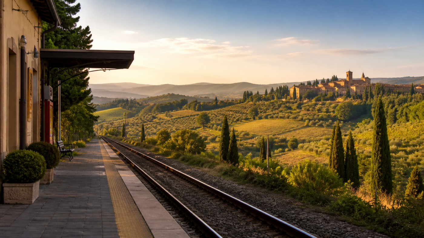 Toskana mit Zug: Florenz, Siena und Pisa ohne Mietwagen verbinden