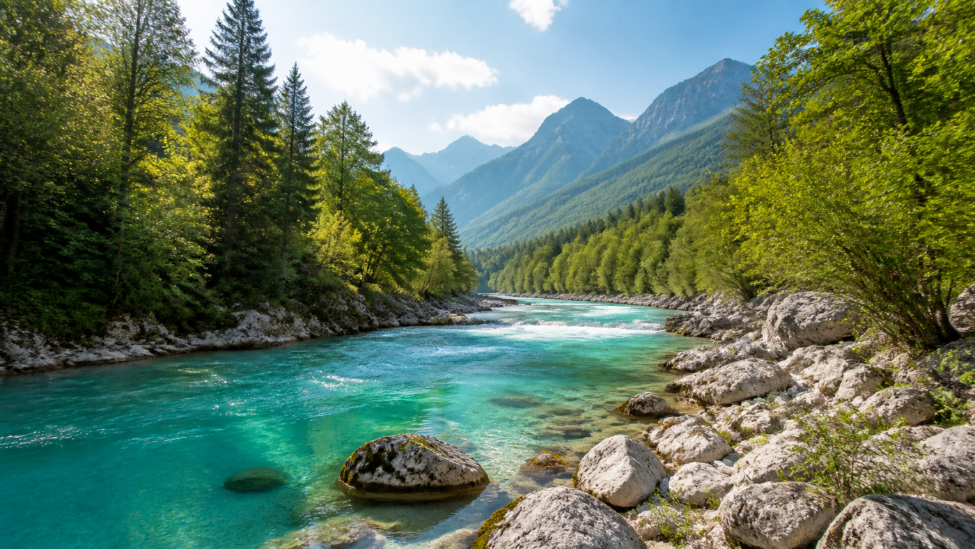 Soča-Tal Abenteuer: Rafting, Schlucht oder Wanderung ohne Adrenalin-Stress?