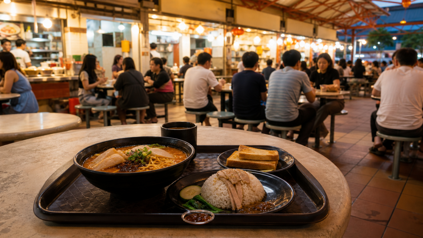 Singapur Hawker Centre: So bestellst du entspannt beim ersten Besuch