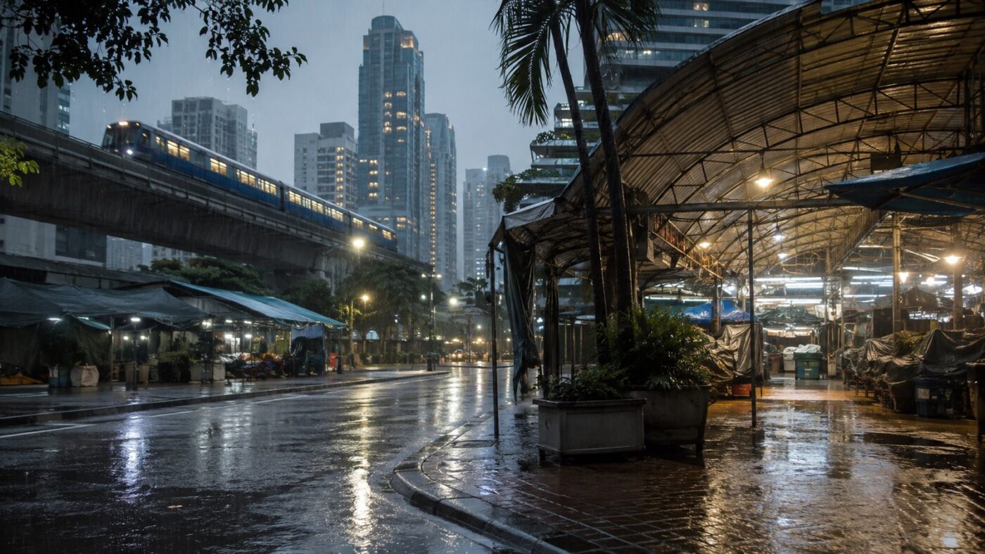 Bangkok bei Regen: Flexible Tage statt nasser Pflichtliste