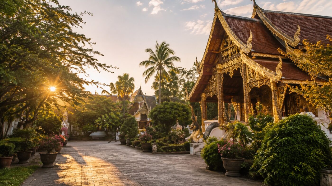 Chiang Mai morgens erleben: Tempel, Kaffee und Nachtmarkt ohne Druck