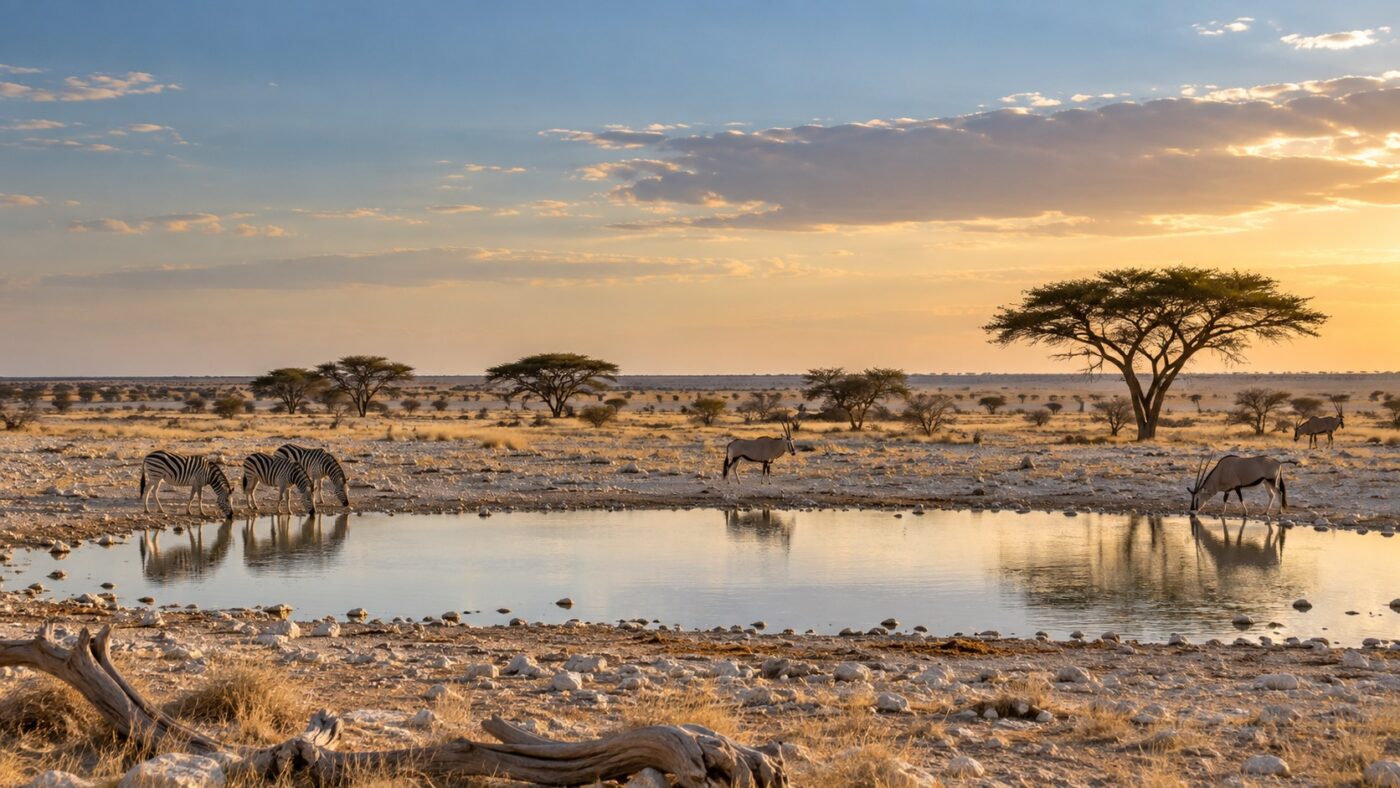 Etosha Wasserloch statt Kilometerjagd: Namibia Safari klarer strukturieren