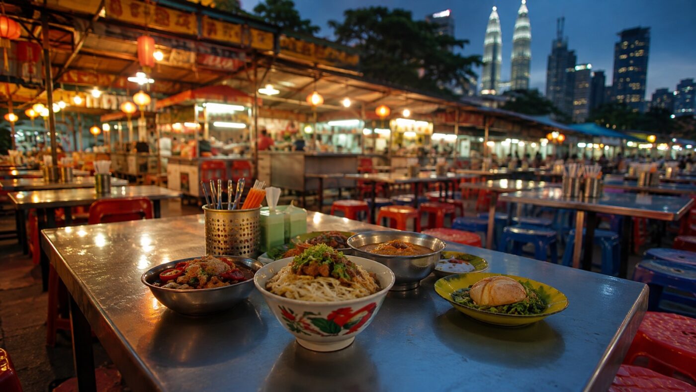 Kuala Lumpur Streetfood: So probierst du Hawker Food entspannt