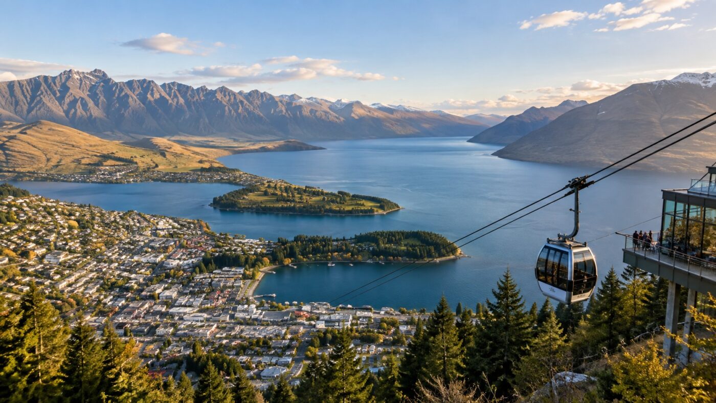 Queenstown See und Gondel: Neuseeland mit Aussicht, Pause und Tagesausflug ordnen