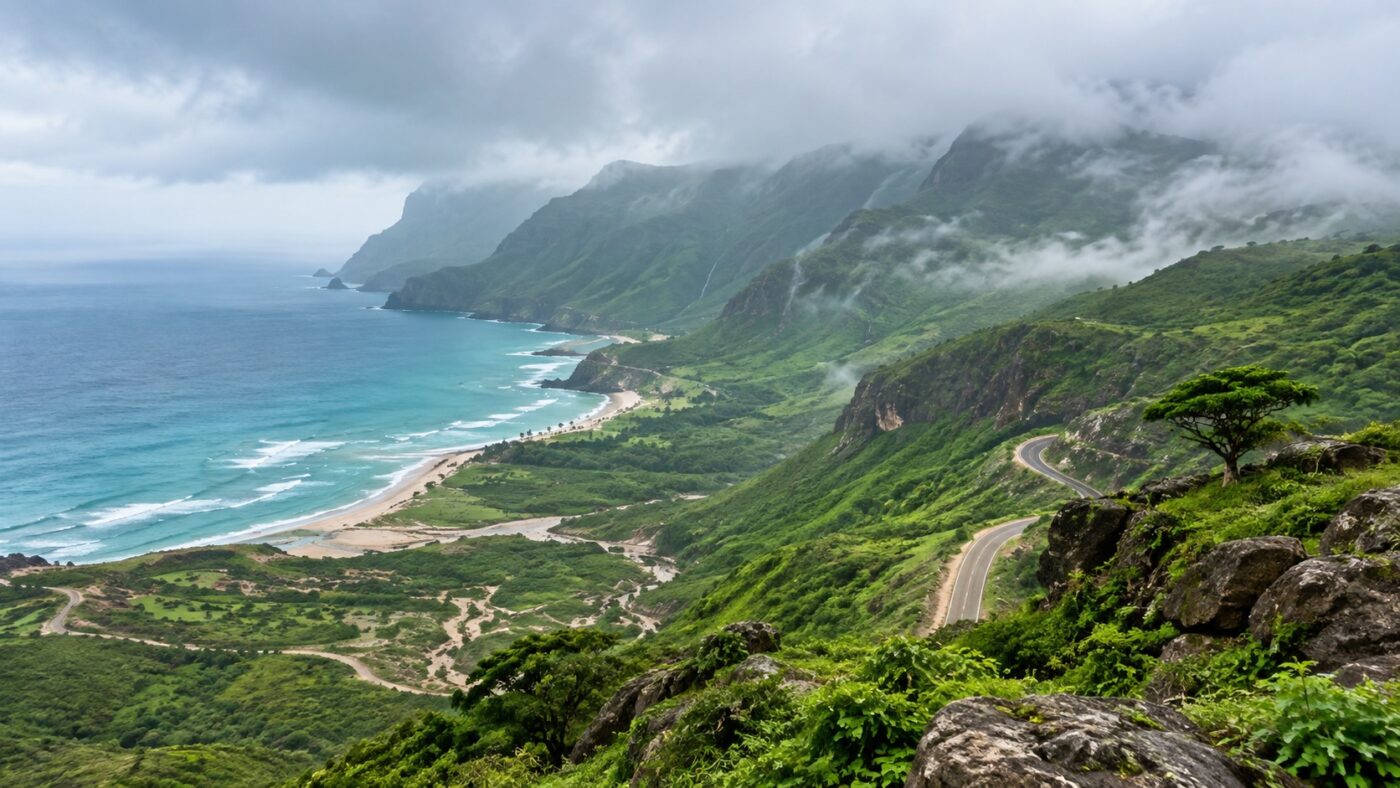 Salalah Khareef und Küste: Oman im Süden mit Wetter, Wadis und Ruhe planen