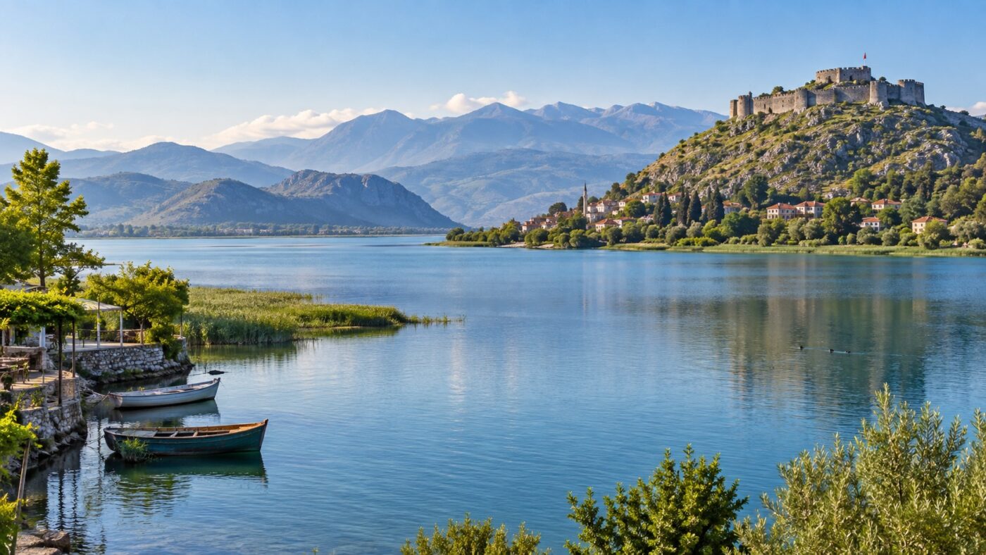 Shkodër See und Rozafa: Albanien zwischen Wasser, Burg und Altstadt klarer erleben