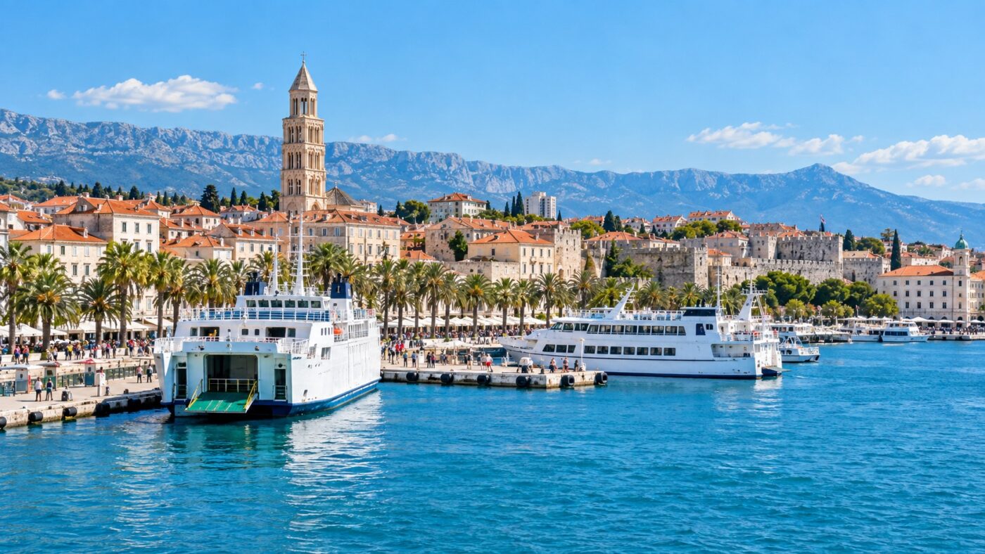 Split Fähre zu den Inseln: Kroatien zwischen Altstadt, Hafen und Strandtag sortieren